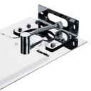 Ver imagem 3 de Ducha Chuveiro De Parede Slim Santa Luzia Pingoo.casa - Prata