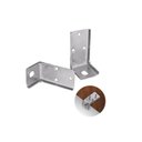 Ver imagem 1 de Suporte Aéreo Reforçado Em Aço Sem Capa Zinco Branco (Kit Com 20 Un)