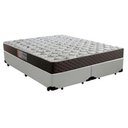 Ver imagem 1 de Cama Box Casal Branco + Colchão Espuma D33 138x188x10