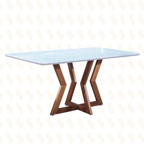 Mesa de Jantar Retangular Madeira Maciça - Ibiza-1,20 x 0,80 metros - Art Salas