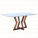 Ver imagem 1 de Mesa de Jantar Retangular Madeira Maciça - Ibiza-1,20 x 0,80 metros - Art Salas