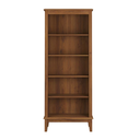 Ver imagem 3 de Estante de Madeira Maciça 4 Prateleiras - Amêndoa