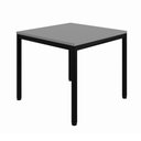 Ver imagem 2 de Mesa Cozinha e Refeitório 90cm x 90cm Pés Metal com 4 Cadeiras de Jantar Dalla Costa 100% MDF Casa