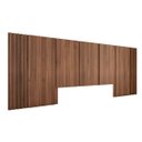 Ver imagem 1 de Cabeceira Personalizada para Cama Queen Ripada 100% Mdf:nogueira Cadiz