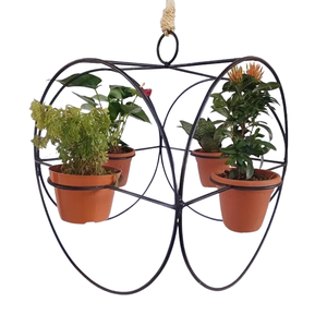 Suporte Aramado Decorativo para Vasos de Jardim