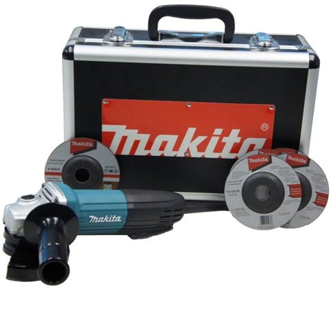 Esmerilhadeira Angular 115mm com Maleta de Alumínio - Ga4534kx - Makita Esmerilh.ang 115mm 110v (c/m