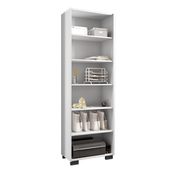 Estante para Livros 5 Prateleiras 188cmx60,5cm Office Móveis Leão - 3