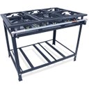 Ver imagem 6 de Fogão Industrial 6 Bocas Alta Pressão de Piso P5 Metalfour