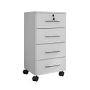 Ver imagem 4 de Escrivaninha Mesa Escritório 127cm com Gaveteiro com Chave Gávea