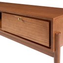 Ver imagem 2 de Rack para Tv em Madeira Maciça 2 Gavetas 1 Nicho 9512 Munique - Carvalho