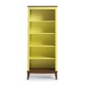 Estante de Madeira Maciça 4 Prateleiras - Amarelo Lemon - 2