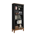 Ver imagem 1 de Estante de Madeira Maciça 4 Prateleiras - Preto