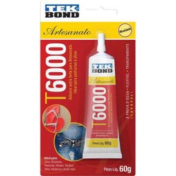 Cola Permanente T6000 60g - Tekbond - 2