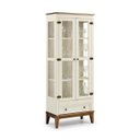 Ver imagem 1 de Cristaleira 2 Portas + 1 Gaveta - Off White