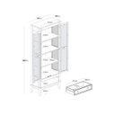 Ver imagem 3 de Cristaleira 2 Portas + 1 Gaveta - Off White