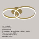 Ver imagem 7 de Plafon de Sobrepor Led Integrado 60x40 em Alumínio Bivolt 40w