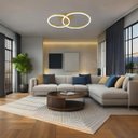 Ver mais imagens de Plafon de Sobrepor Led Integrado 60x40 em Alumínio Bivolt 40w