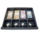 Ver imagem 2 de Porta Notas,cédulas e Moedas Niqueleira Preto Acabamento Moveis para Mercado Loja