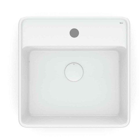 Cuba Branco Apoio Quadrada C/mesa Optica 42,0x42,0 - Roca Louça Roca Louças