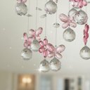 Ver imagem 3 de Lustre para quarto infantil  Bebê, Menina, Menino em Cristal Base 20x20