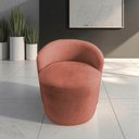 Ver imagem 7 de Poltrona Decorativa Yara Orgânica Bouclé Terracota