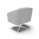 Ver imagem 7 de Poltrona Sala Decorativa Stella Base Giratória Cromada Sintético Cinza D03 - D’Rossi