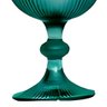 Jogo com 6 Taças Cameratta de Vidro Verde com Borda Dourada para Agua ou Suco 365ml - 6