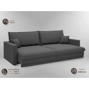 Ver imagem 6 de Sofá Tango 2,60m sem Caixa, Retrátil e Reclinável Linho Soft Grafite - Netsofas