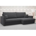 Ver imagem 2 de Sofá Tango 2,60m sem Caixa, Retrátil e Reclinável Linho Soft Grafite - Netsofas