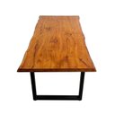 Ver imagem 6 de Mesa de Jantar 6 Lugares Industrial Madeira Maciça 230x90cm