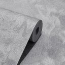 Ver imagem 1 de Papel de Parede Efeito Marmorizado Cinza Vinilico Lavável+cola para Aplicação