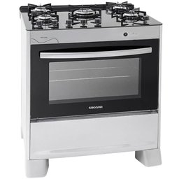 Fogão Suggar Neo Glass 5 Queimadores Mesa Vidro Prata Inox Fgvng510prix Bivolt - 2