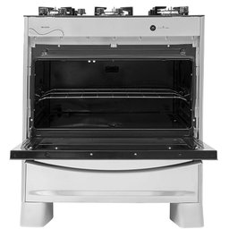 Fogão Suggar Neo Glass 5 Queimadores Mesa Vidro Prata Inox Fgvng510prix Bivolt - 4