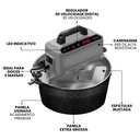 Ver imagem 3 de Misturador Elétrico 10 Litros Automático Bivolt Preto Saro PA10RPC
