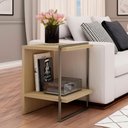 Ver imagem 1 de Mesa de Cabeceira Genialflex Infinity Mdf Aço Carbono Savana