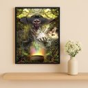 Ver imagem 2 de Quadro Mestre Irineu Santo Daime 24x18cm Mold Preta