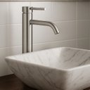 Ver imagem 2 de Torneira de Água Fria Bica Alta para Banheiro - Aço Escovado - Dp8102 Drop Metais