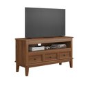 Ver imagem 3 de Rack para TV 43 Polegadas Madeira Maciça 3 Gavetas Rústico 113,8cm Amêndoa - Apaixone & Decore