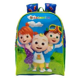 Mochila Infantil Escolar de Costas Cocomelon X1 16 Azul Xeryus - 1