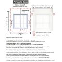 Ver imagem 7 de CORTINA PERSIANA ROLO TELA SOLAR 5% 0,40 Larg X 0,90 Alt:Cinza