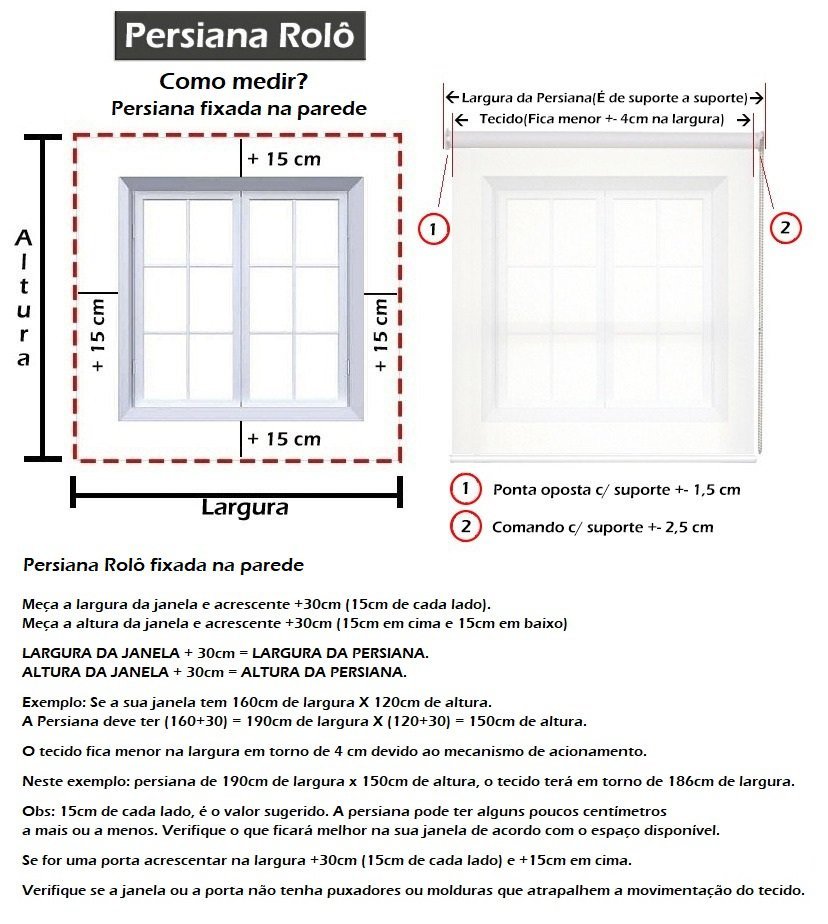 CORTINA PERSIANA ROLO TELA SOLAR 5% 0,40 Larg X 0,90 Alt:Cinza - 6