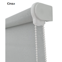 Ver imagem 1 de CORTINA PERSIANA ROLO TELA SOLAR 5% 0,40 Larg X 0,90 Alt:Cinza