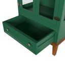 Ver imagem 5 de Cristaleira 2 Portas + 1 Gaveta - Verde