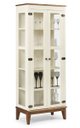 Ver imagem 1 de Cristaleira de Madeira Maciça 2 Portas - Off White