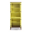 Ver imagem 2 de Cristaleira de Madeira Maciça 4 Portas - Amarelo Lemon