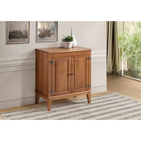 Balcão de Madeira Maciça 2 Portas - Amêndoa Verniz