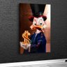 Quadro Tio Patinhas Mc Duck:150x100/DOURADA - 1