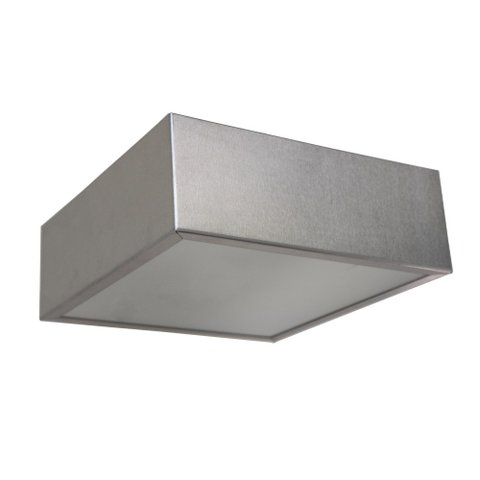 Plafon Quadrado de Aluminio Escovado 20cm