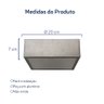 Plafon Quadrado de Aluminio Escovado 20cm - 3