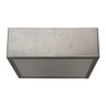 Plafon Quadrado de Aluminio Escovado 20cm - 4